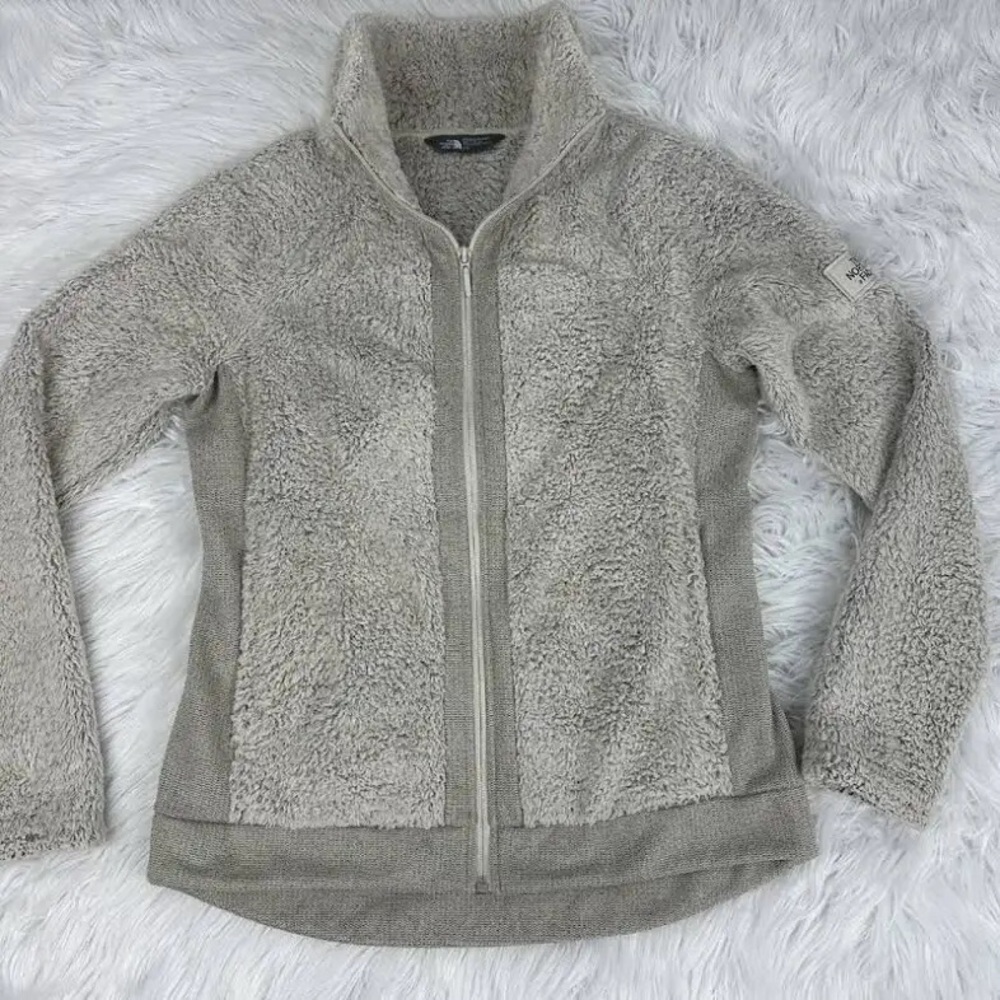 The North Face Women's Beige Teddy Jacket
